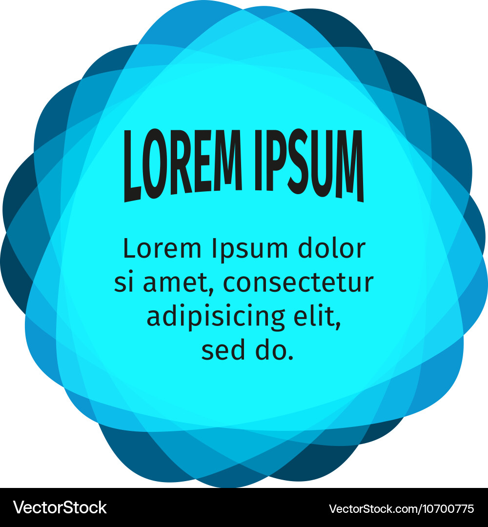 Bright design elements for the abstract colorful Vector Image