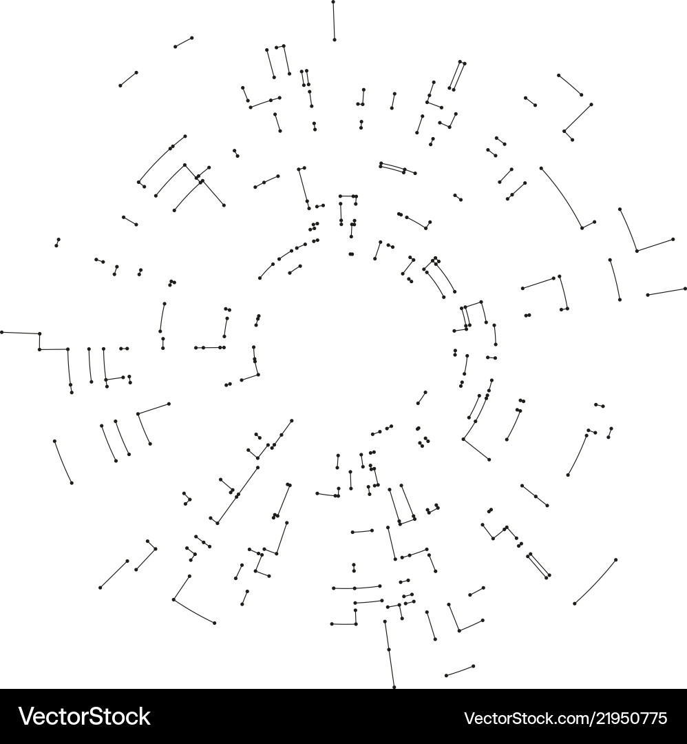 Connecting lines and dots on white background Connecting lines and dots on white background vector image