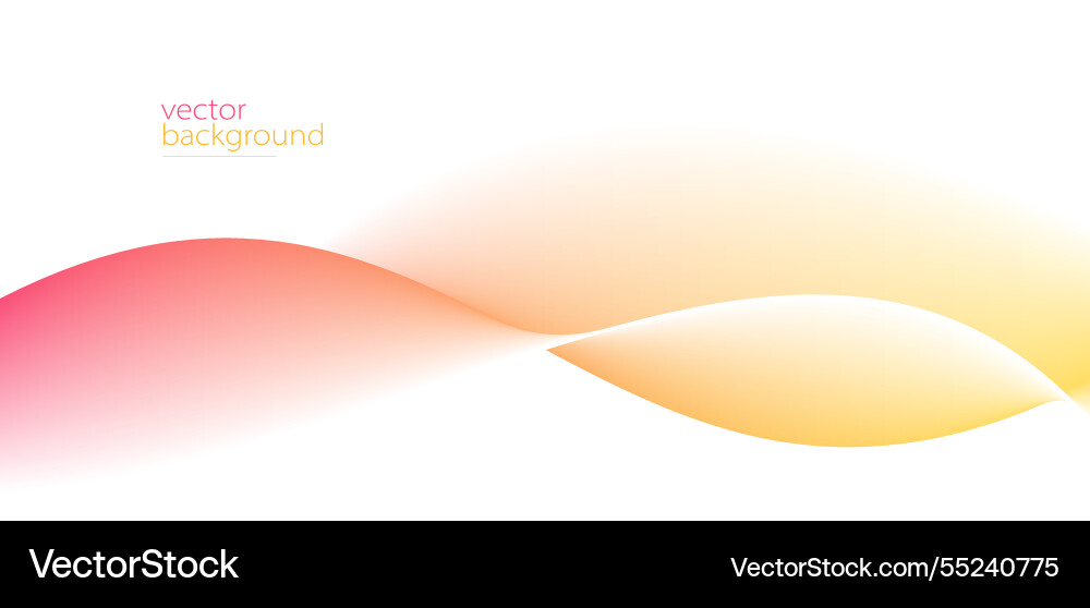 Curve shape flow abstract background in red Vector Image