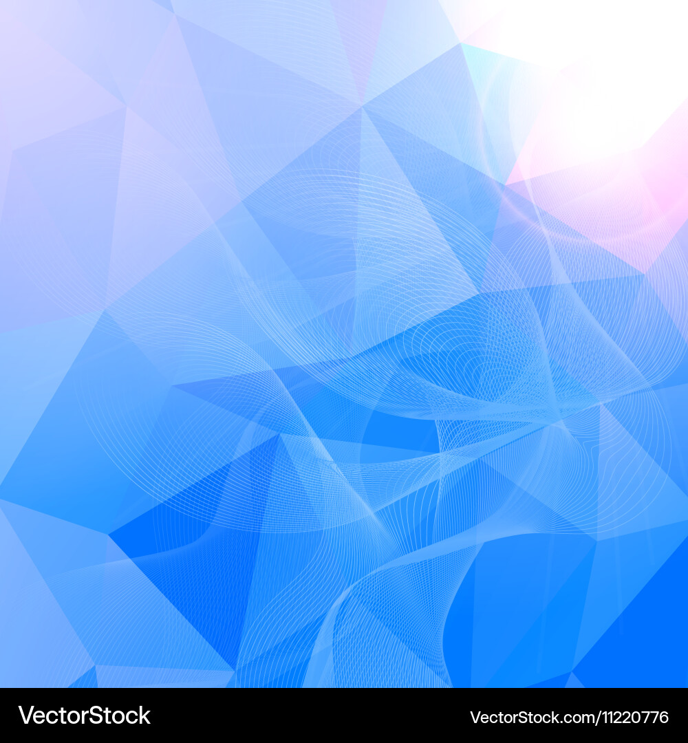 Abstract Geometric Triangle Background vector image