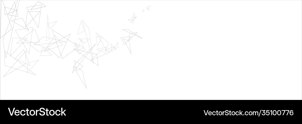 Abstract triangular background on white Abstract triangular background on white vector image