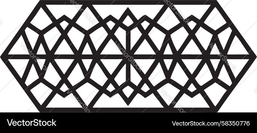 Dense Hexagonal Mesh Pattern Vector Image