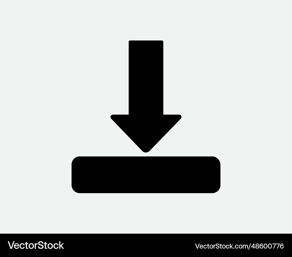 Download icon down load loading server storage Download icon down load loading server storage vector image