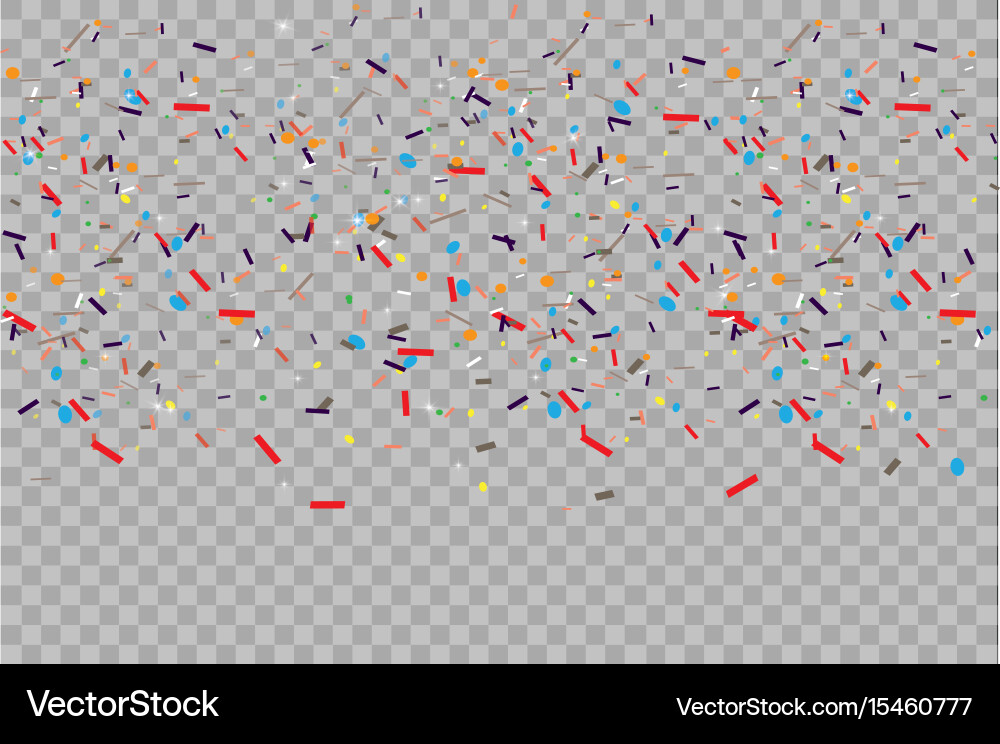 Abstract background with many falling tiny vector image