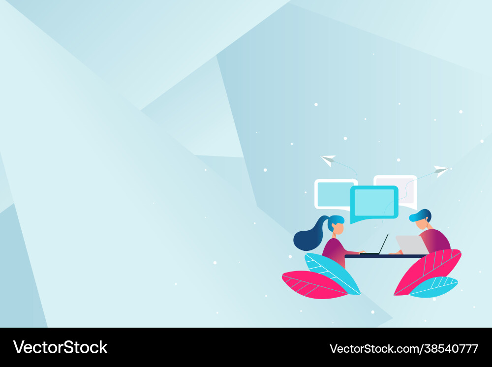 Abstract conversation interview global Abstract conversation interview global vector image