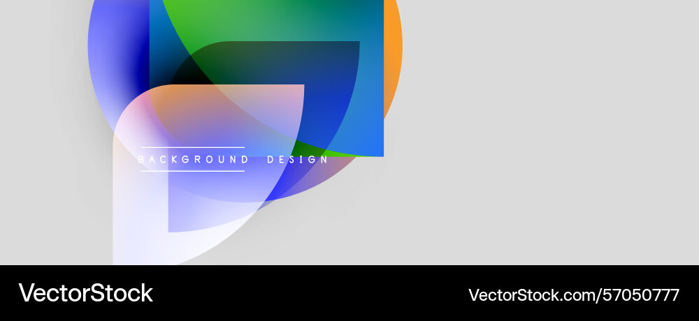 Abstract shapes overlap creating vibrant color Abstract shapes overlap creating vibrant color vector image