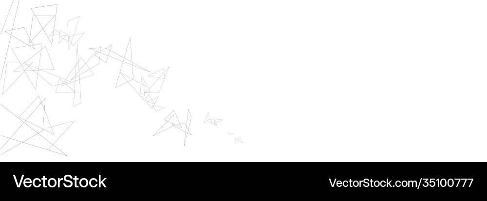 Abstract triangular background on white Vector Image