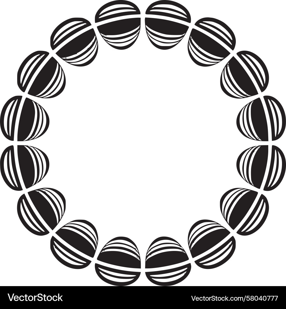 Dynamic Circular Stripe Pattern Vector Image