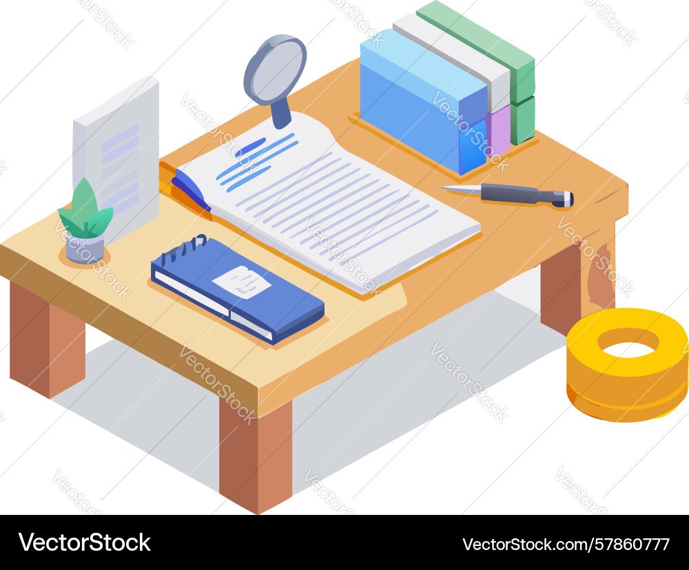 Key on desk with computer symbolizing solutions vector image
