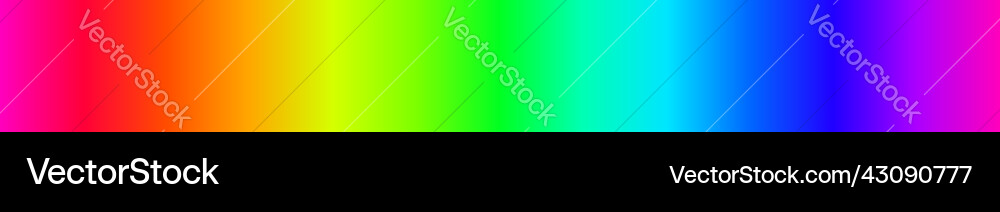 Rainbow rgb visible light spectrum background Rainbow rgb visible light spectrum background vector image