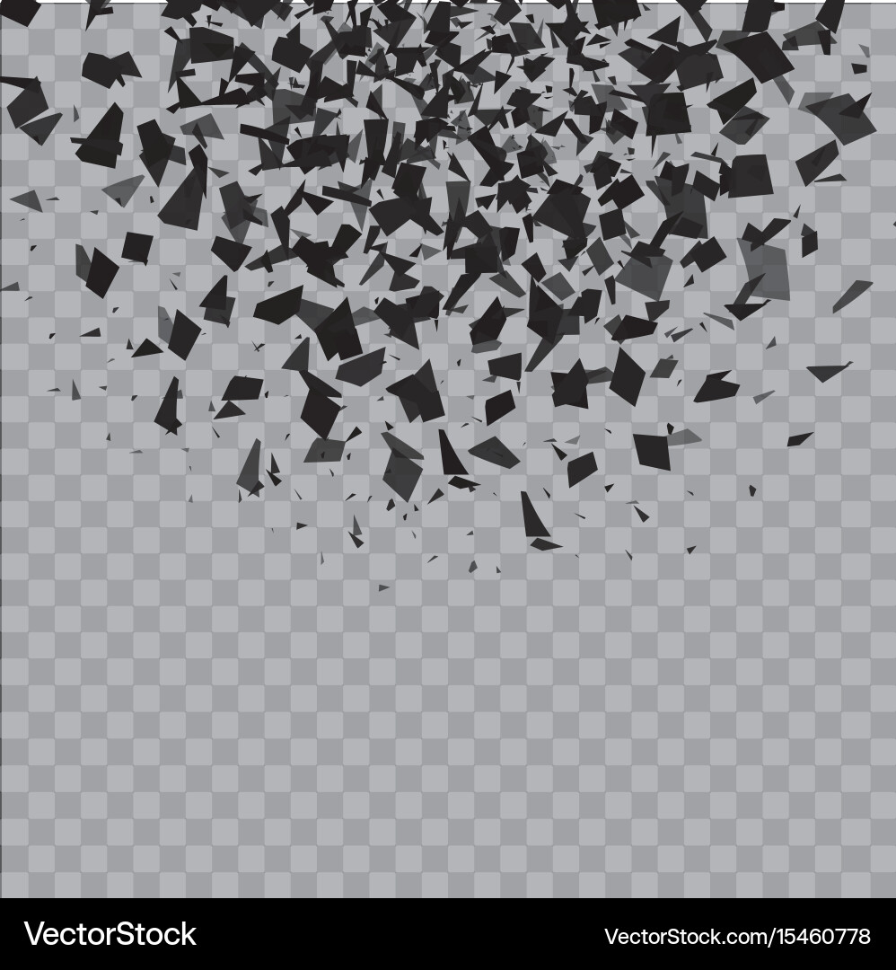 Abstract background with many falling tiny vector image