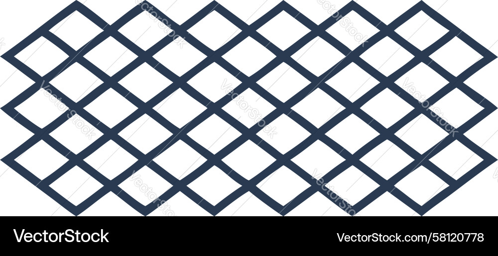 Diamond Mesh Pattern Vector Image