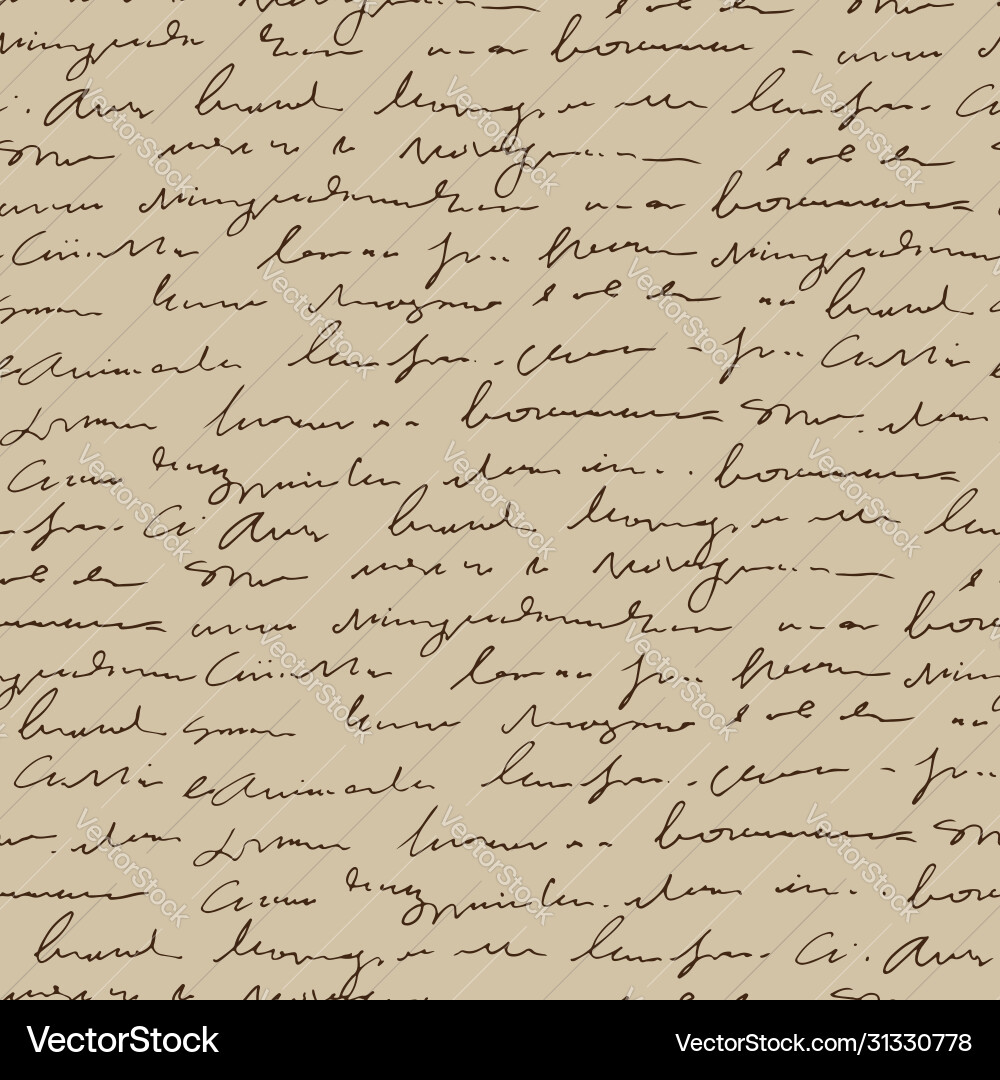 Handwritten abstract text seamless pattern Handwritten abstract text seamless pattern Vector Image