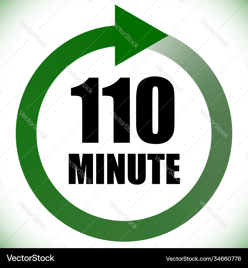 Numbers numerals dial time duration and schedule Vector Image