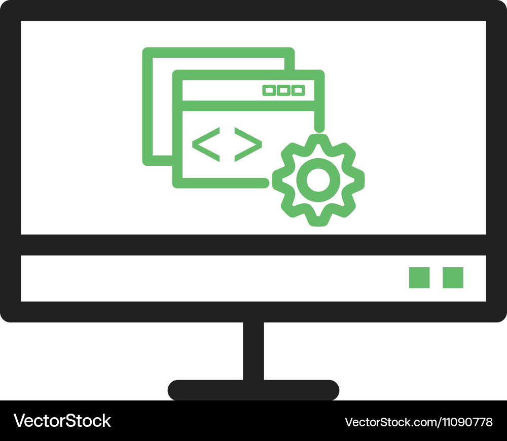 Programming Interface Icon vector image