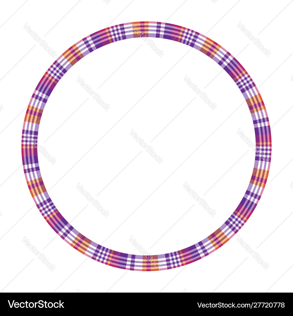 Round frame vintage pattern design template Round frame vintage pattern design template Vector Image