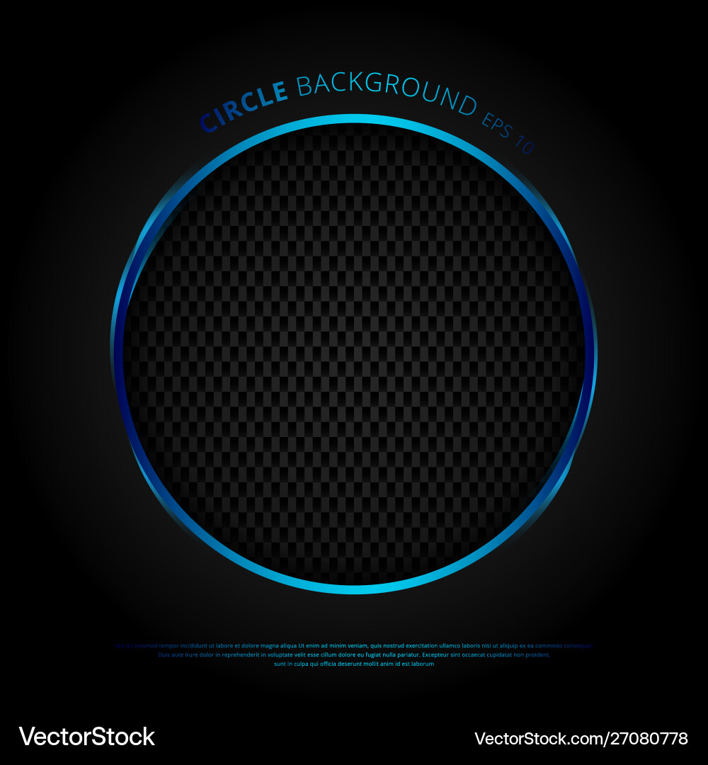 Tech Circle Abstract Background vector image