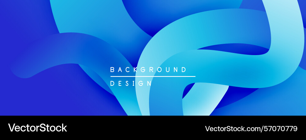 Abstract blue waves create flowing design soft Abstract blue waves create flowing design soft vector image