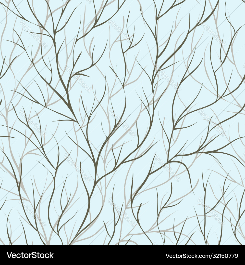 Beautiful seamless background with tree branches Beautiful seamless background with tree branches vector image