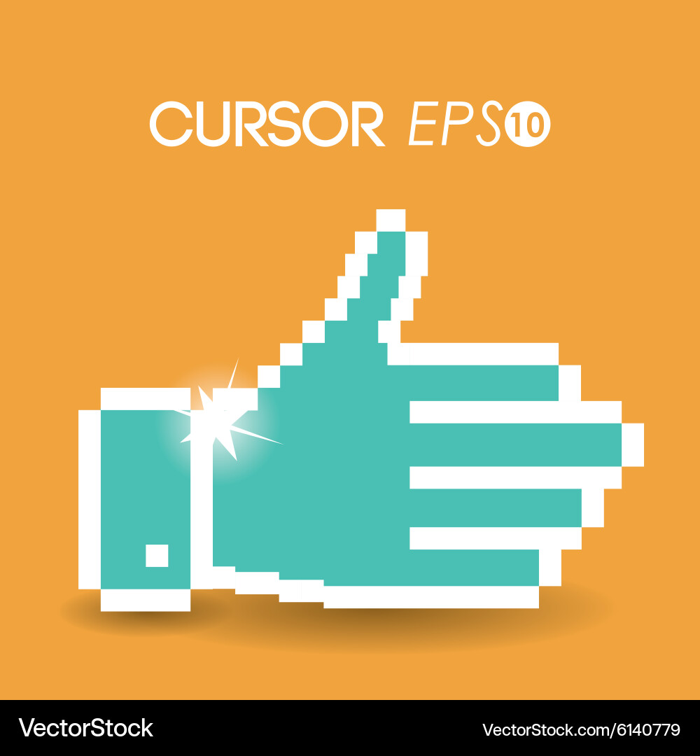 Cursor design vector image