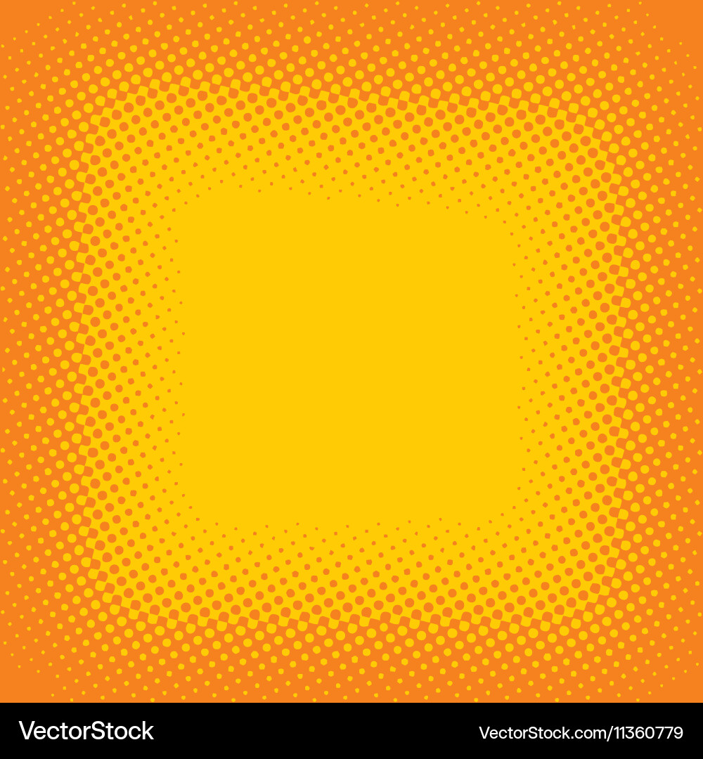 Retro Color Halftone Background vector image