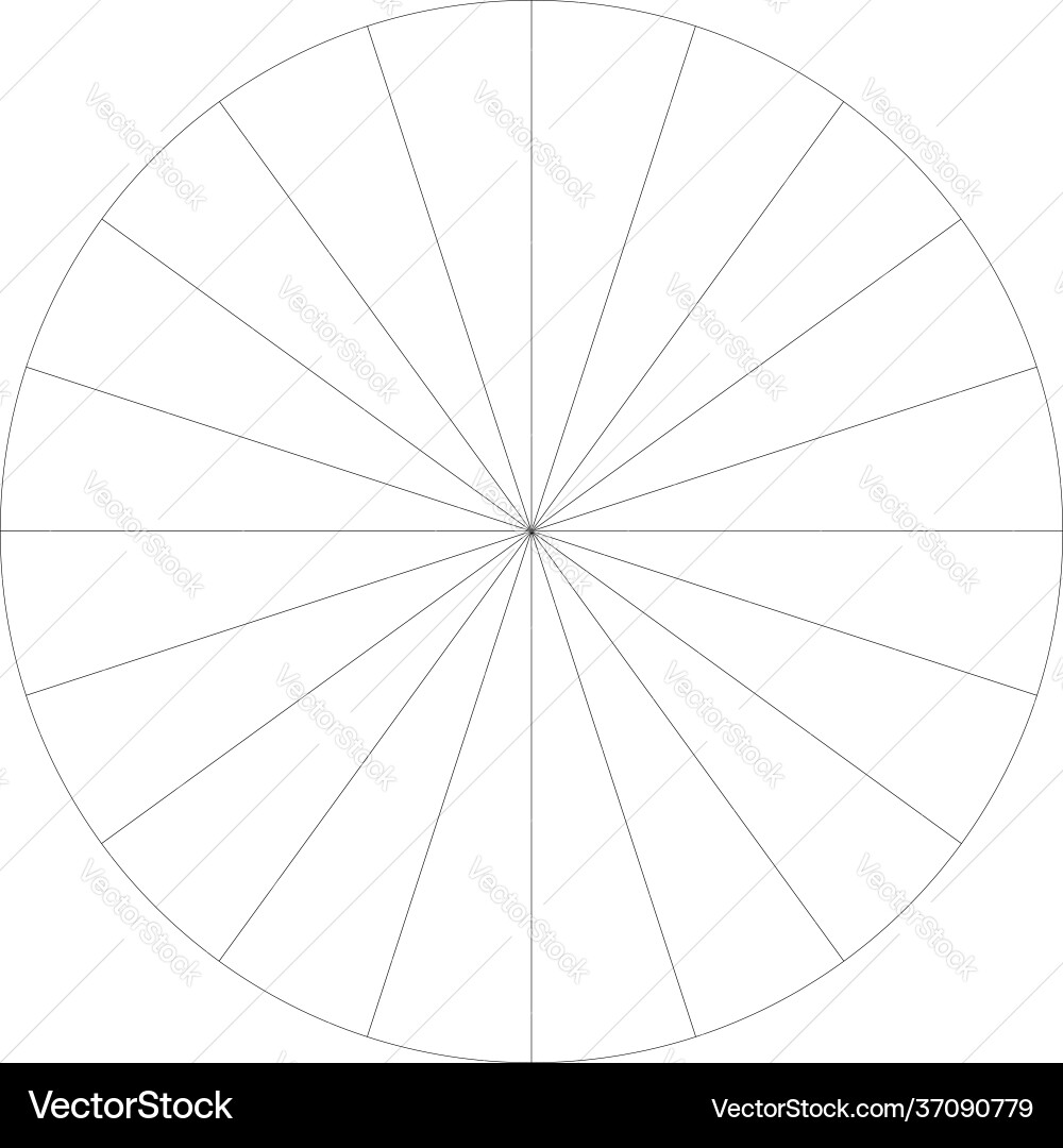 Segmented circle pie graph chart infographics Segmented circle pie graph chart infographics vector image