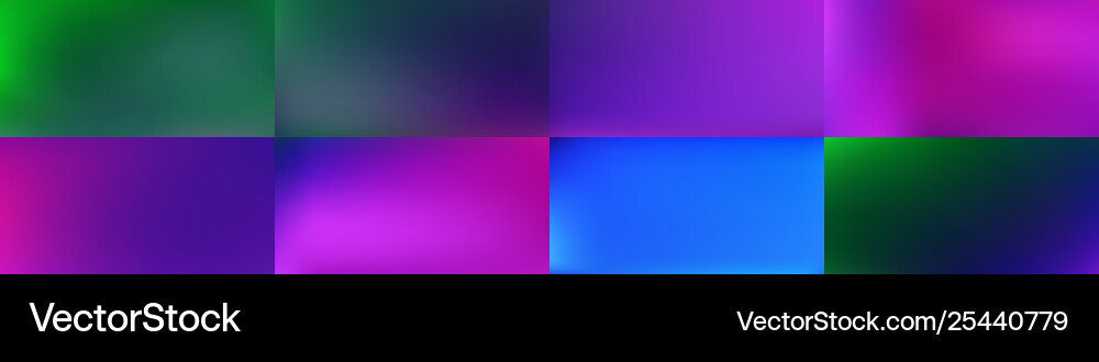 Set smooth abstract colorful mesh backgrounds Set smooth abstract colorful mesh backgrounds vector image