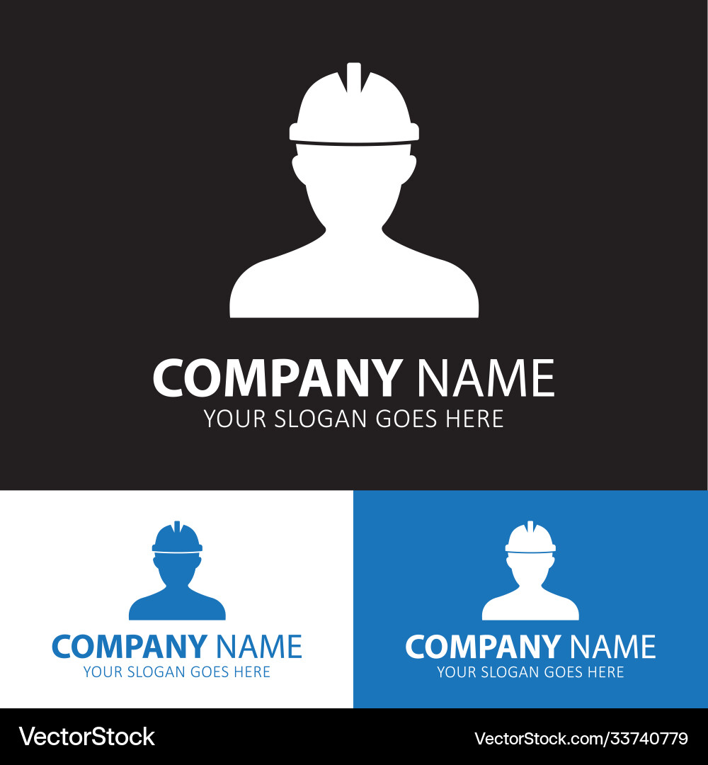 Worker icon for web and mobile Vector Image