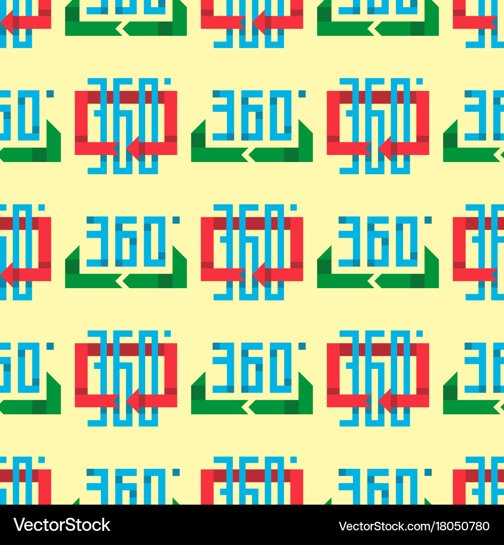 Angle 360 degrees web shape mark vector image