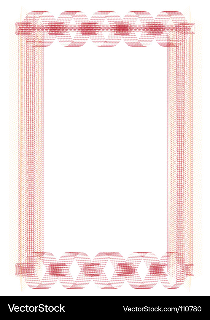 Certificate template Vector Image