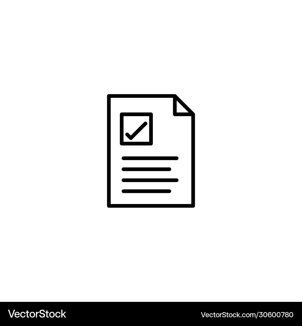 Checklist to do list icon Vector Image