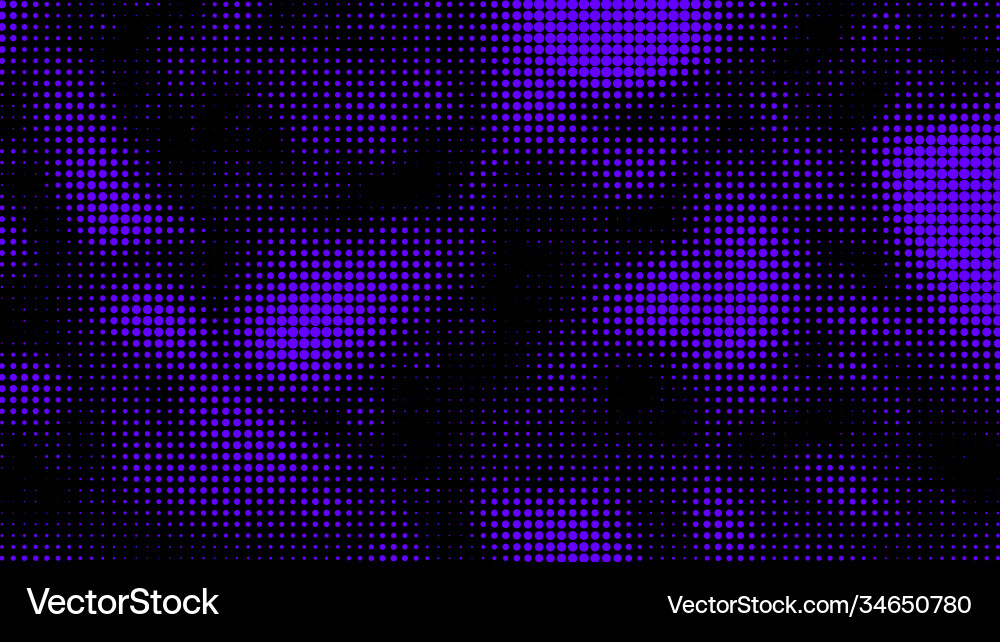 Colored dot array background isolated sea wave vector image