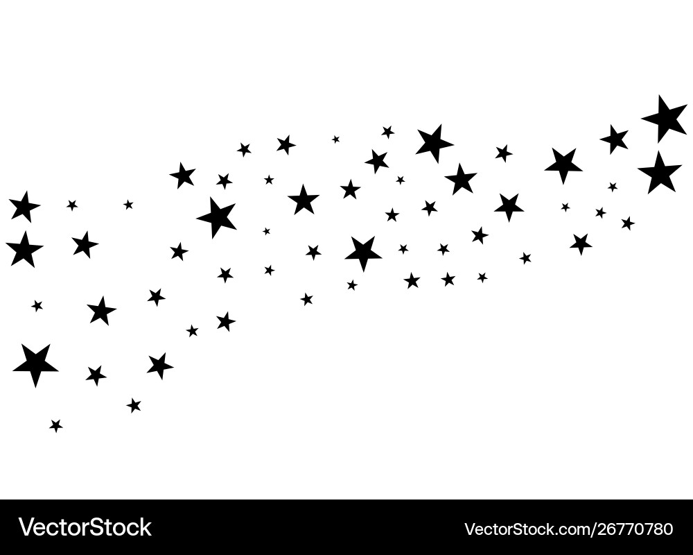 Fireworks star random source stream falling Fireworks star random source stream falling vector image