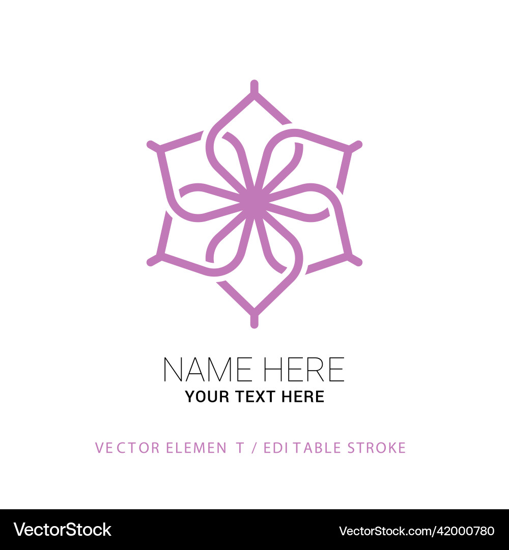 Line minimal decoration design elements set Vector Image