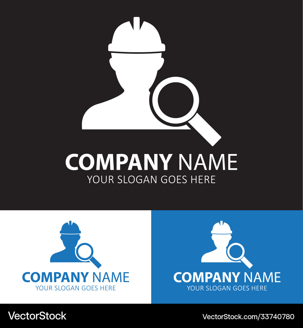Worker search icon for web and mobile Worker search icon for web and mobile vector image