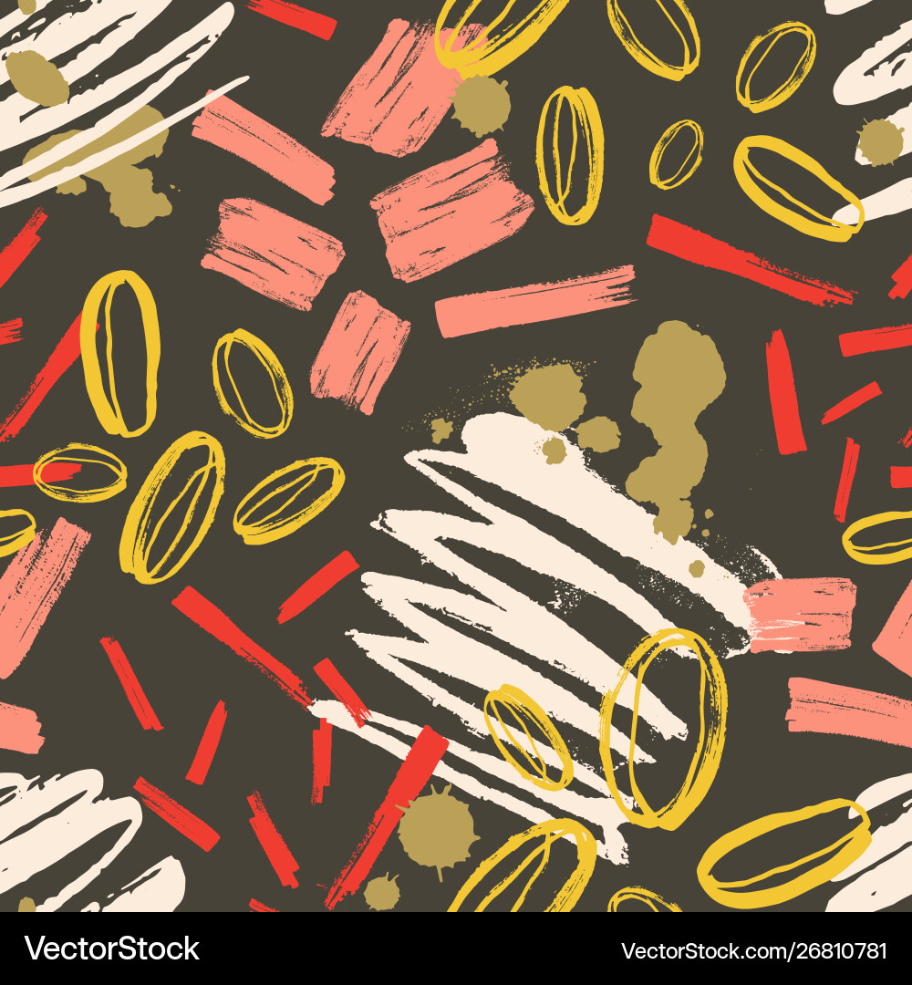 Abstract Paint Splatter Pattern Vector Image