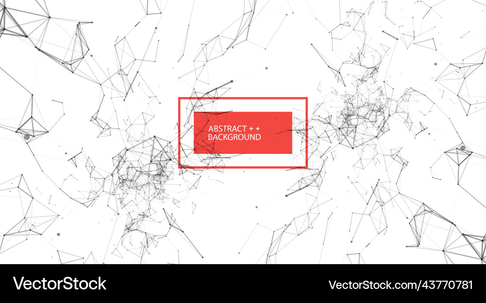 Abstract polygonal background with connecting Abstract polygonal background with connecting Vector Image