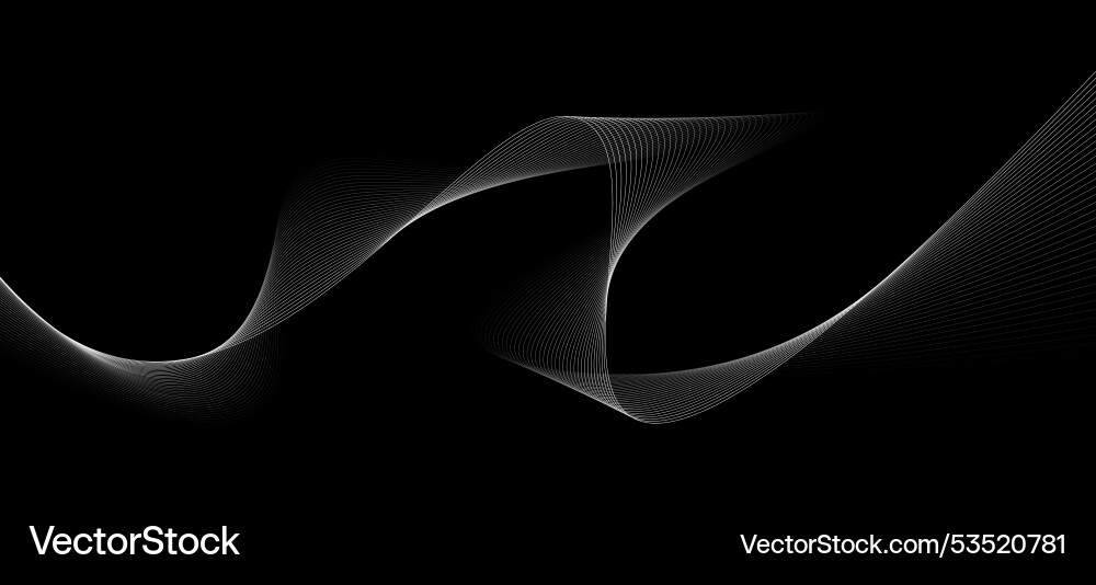 Abstract wave element for design curved wavy line Abstract wave element for design curved wavy line vector image