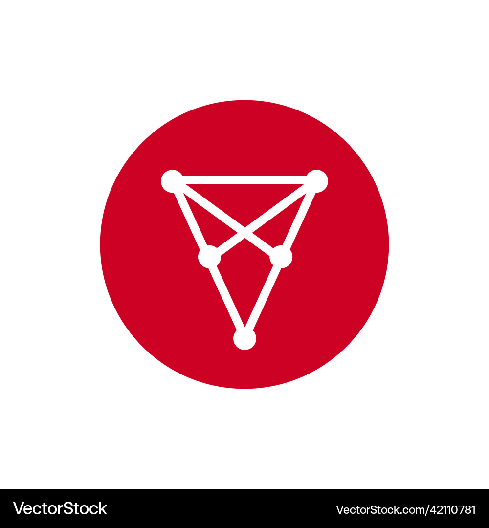 Chz coin icon isolated on white background – Royalty-Free Vector |  VectorStock