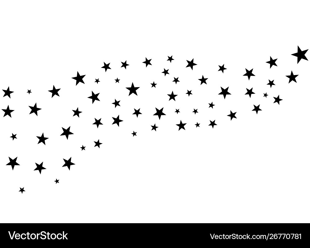 Fireworks star random source stream falling Fireworks star random source stream falling vector image