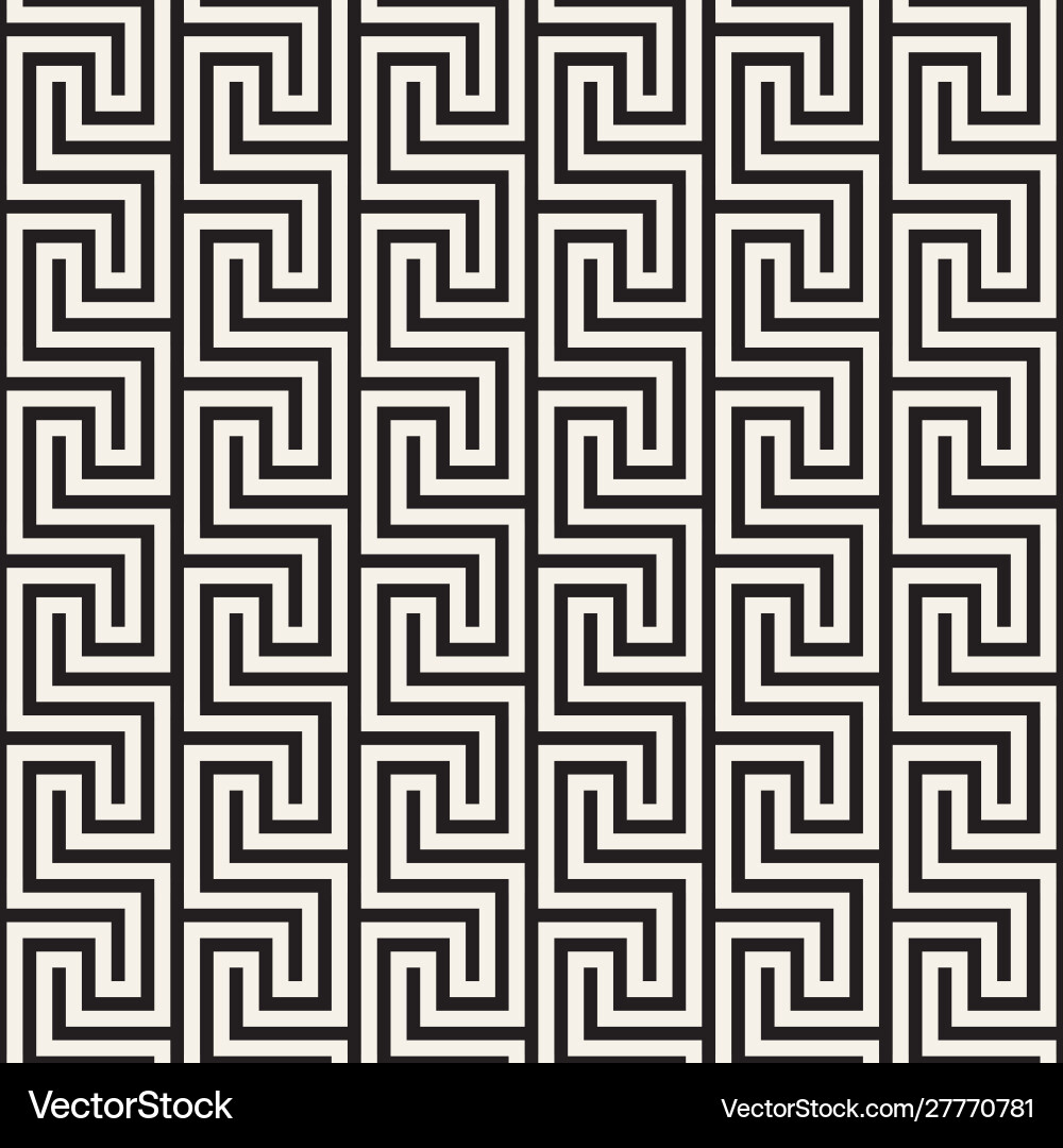 Geometric Line Tiling Pattern vector image