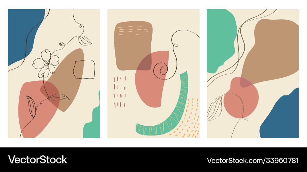 Hand drawn various shapes and objects Vector Image
