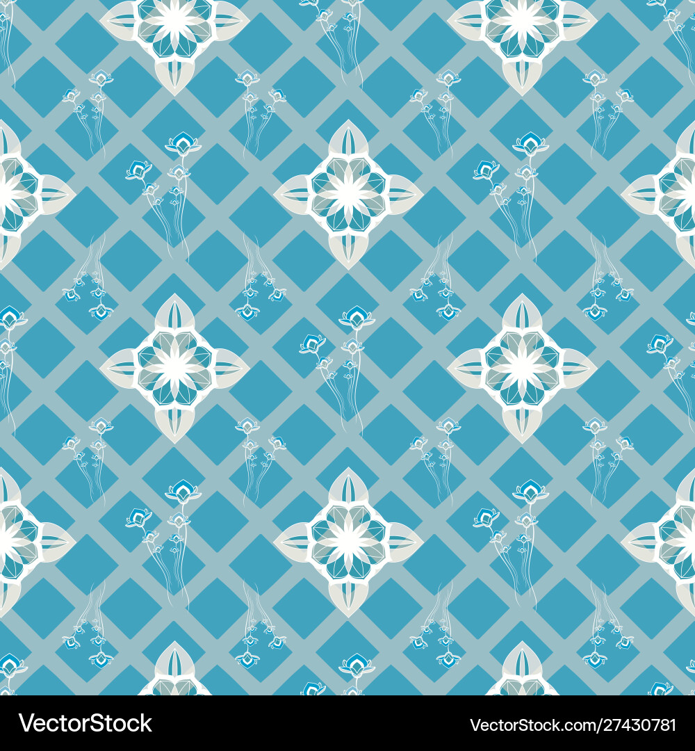 Ornate Muster mit floralen Elementen Ornate Muster mit floralen Elementen vektorbild