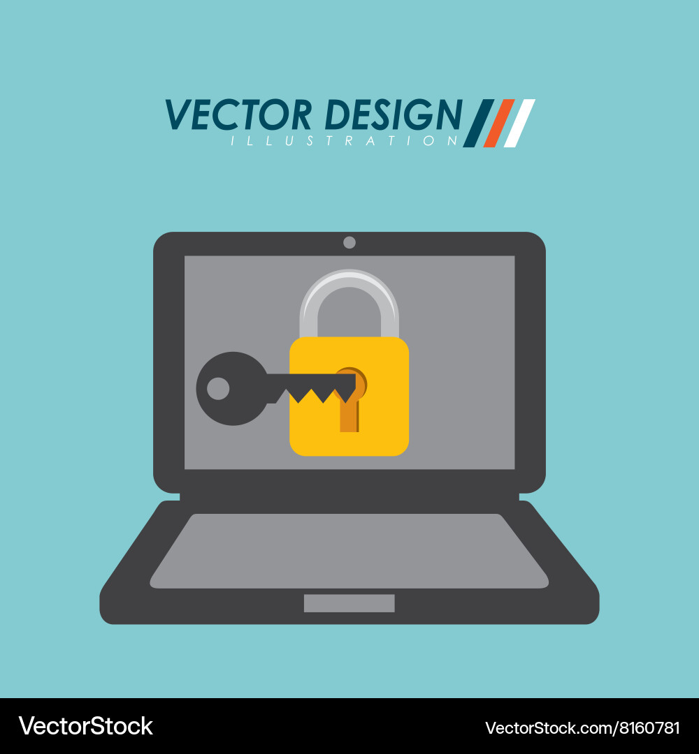 Security system design Vector Image