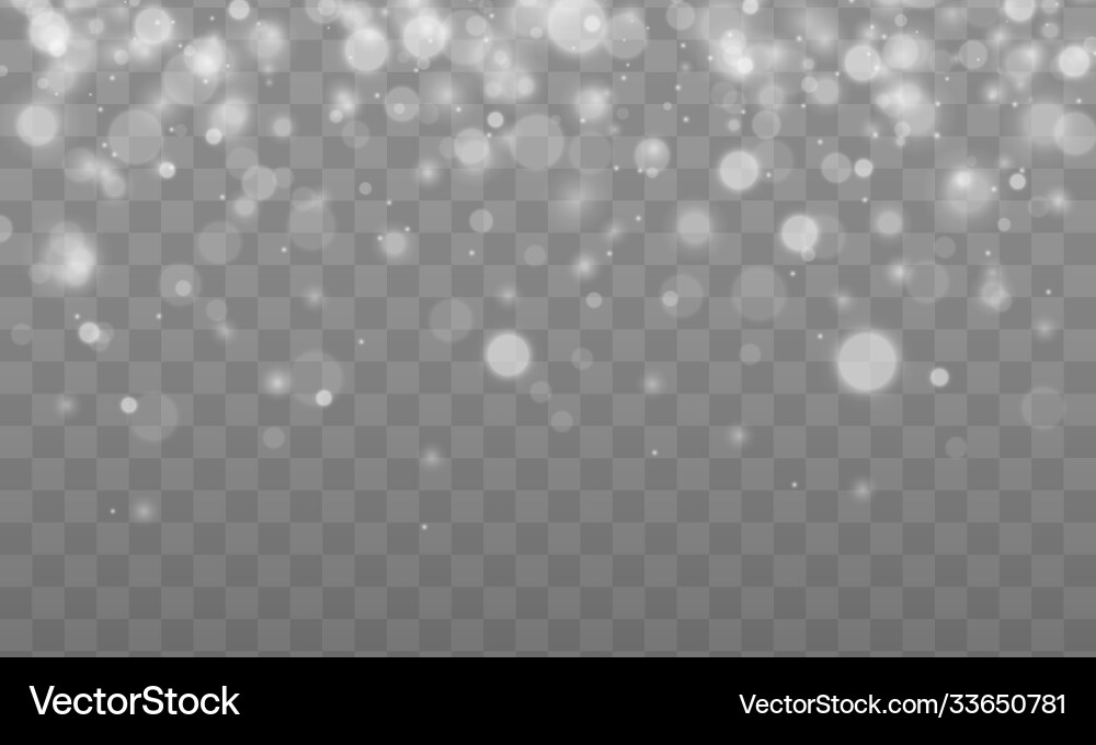 Sparkle bokeh effect vector image