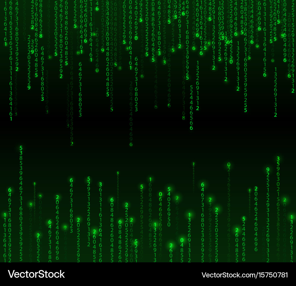 Technology binary background vector image