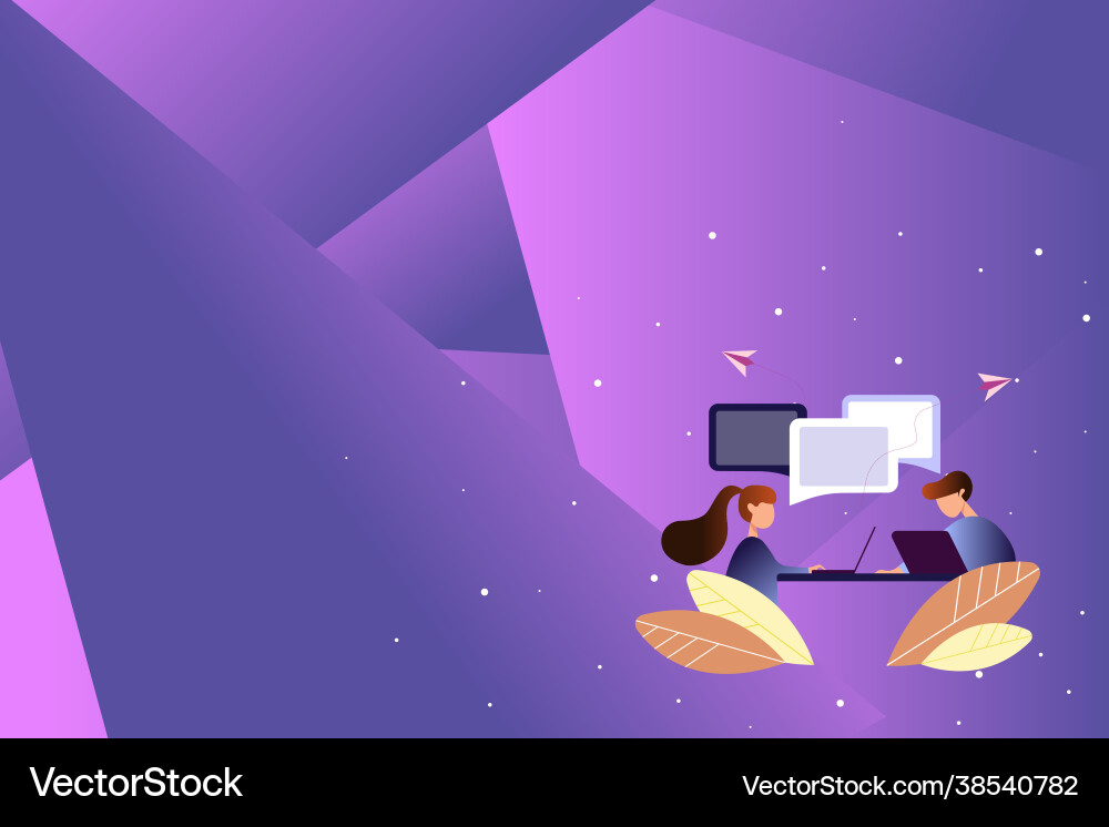Abstract conversation interview global Abstract conversation interview global Vector Image