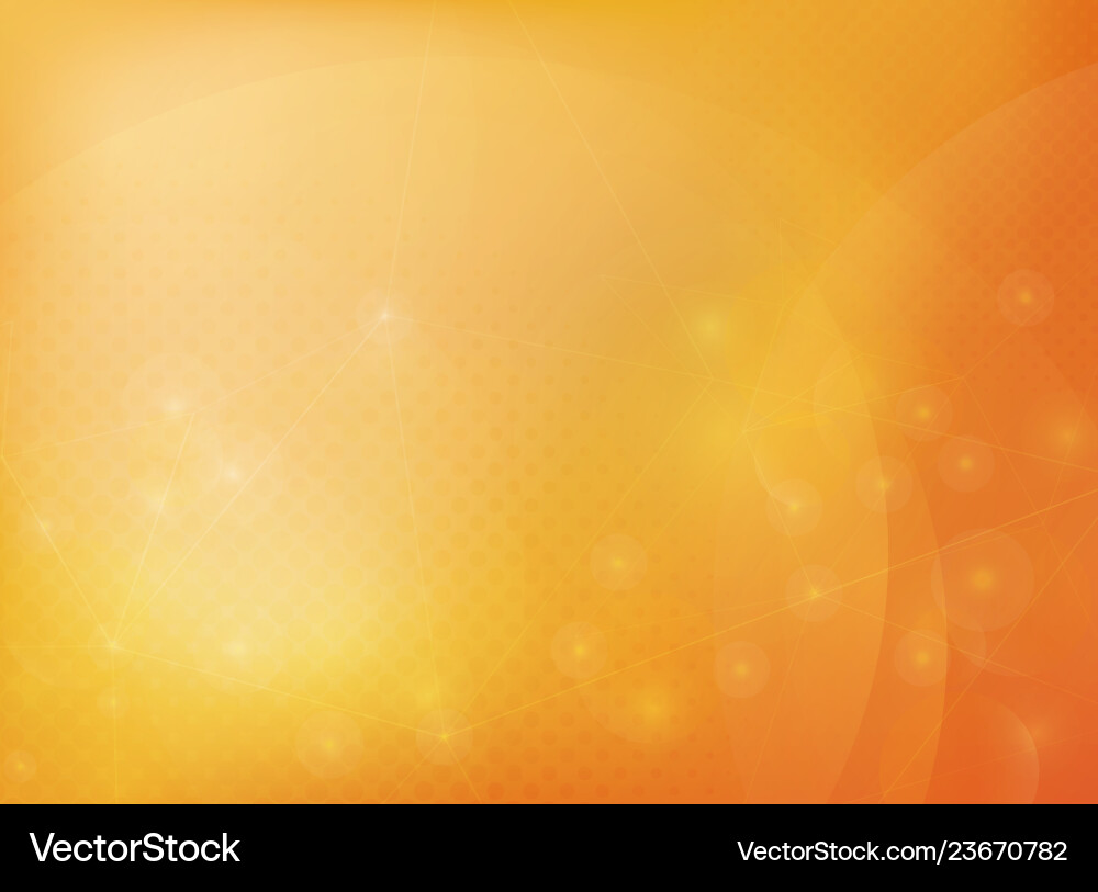 Abstract gradient orange technology bokeh Abstract gradient orange technology bokeh vector image