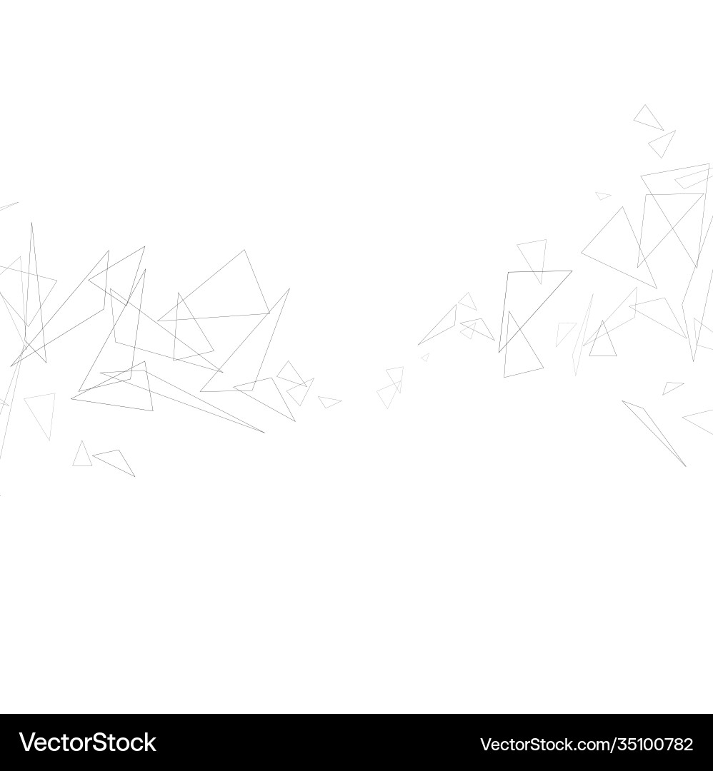 Abstract triangular background on white Abstract triangular background on white Vector Image