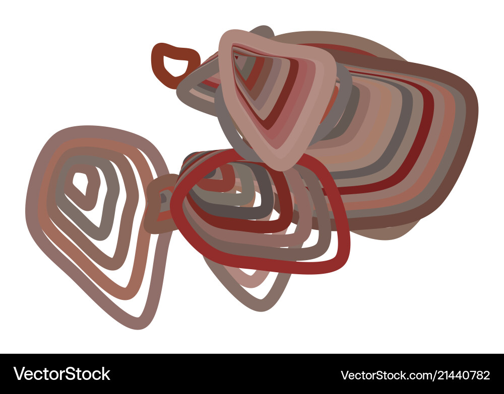 Artistic path lines background pattern abstract vector image